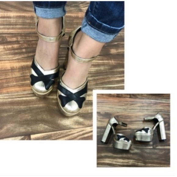 Iron Fist || Chunky Platform Heels NIB ☠️ - Picture 3 of 3